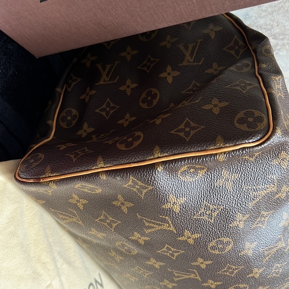 🌸LKNW Louis Vuitton Monogram Speedy 35 Boston Satchel Brown Bag Purse Excellent - Picture 10 of 15